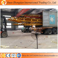 Container adjustable mobile dock ramp for loading and unloading